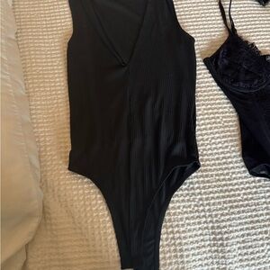 Elegant Black Bodysuit for Women